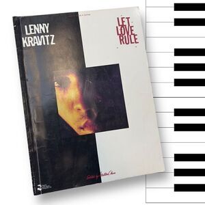 1990 LET LOVE RULE Lenny Kravitz   Piano/Vocal/Guitar Songbook PaperBack